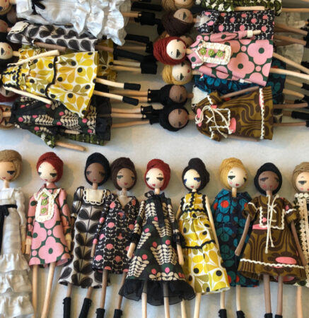 miniatures for Orla Kiely by Sarah Strachan