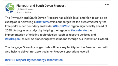 Freeport Linked in Post