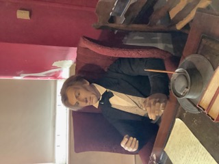 Charles Babbage Mannequin at Totnes Museum