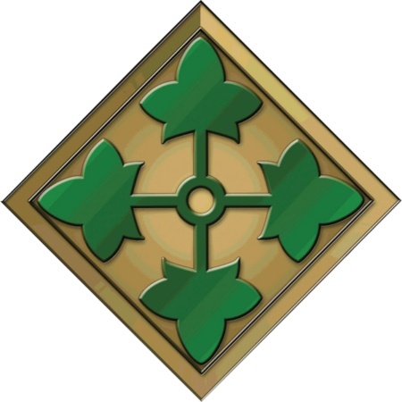 The Ivys 4th Infantry Division Insignia