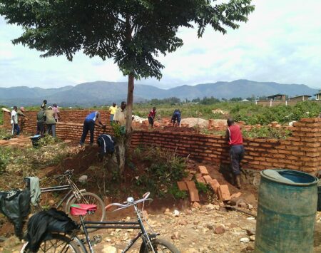 Christian Aid building project in Burundi