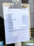 Clive Donovan Poem in Castle Bookshop Window