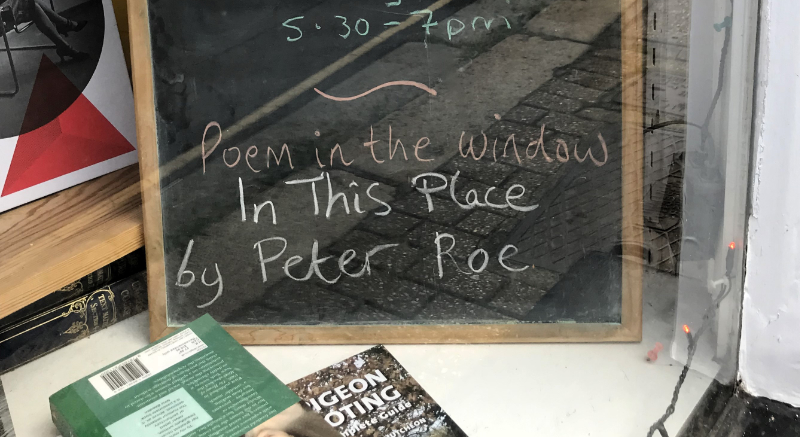 Peter Roe Poem in the Window