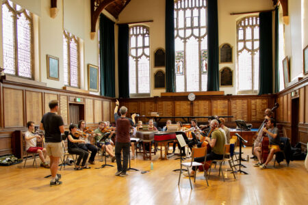 Baroque Orchestra - Andrew Griffiths rehearsal