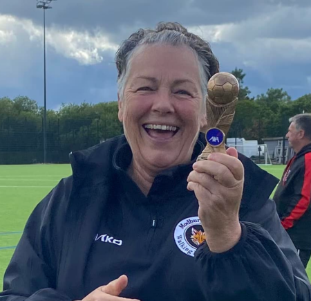 Bev Davey of The Modbury Vixens