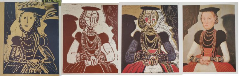 Portrait De Jeune Fille, D'Après Cranach Le Jeune