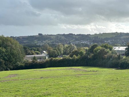 Solar Farm location overlooking Totnes - Image by Zoe Clough