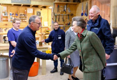Meeting staff and trainees at the Wood Workshop