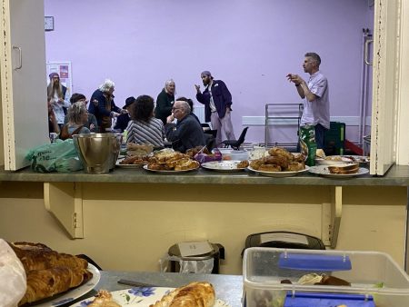 The Assembly had a real community feel helped in part by volunteers bringing food to share