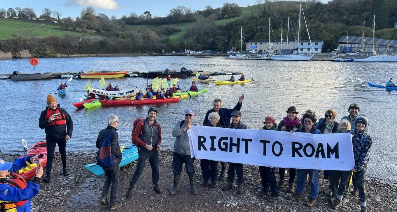 Right to Roam - Trespass on the River Dart meeting with Friends of the Dart