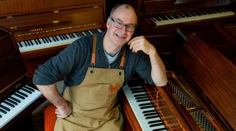 Alan Wills Piano restorer - Photo: Dannie Carter