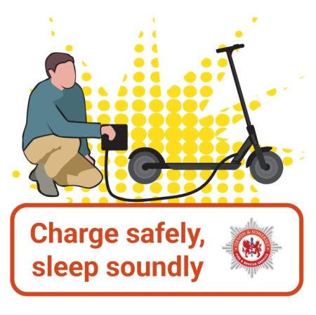 Charge Safely Sleep Soundly graphic